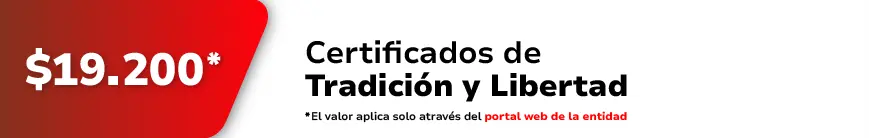 En solo 3 pasos Consulta, Paga y Descarga tu certificado de tradicion y libertad, si ya tienes usuario puedes seguir utilizando los servicios de la forma anterior