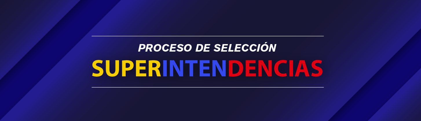 Proceso de selección Superintendencias