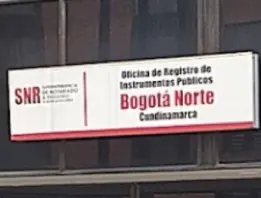 Imagen de la ORIP zona norte, Bogotá