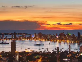 Vista de la ciudad de Cartagena