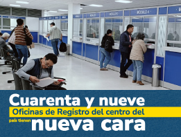 • Boyacá, Cundinamarca, Huila, Norte de Santander, Santander y Tolima son los departamentos donde están ubicadas las ORIP que operan en la región central del territorio nacional.
